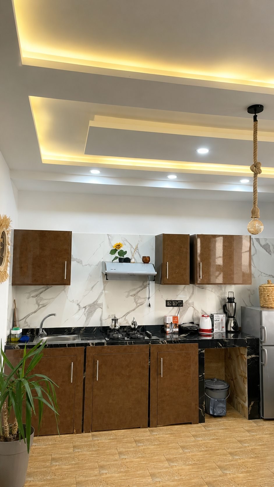 Balcony Sea View II kitchen at Padova Surf House