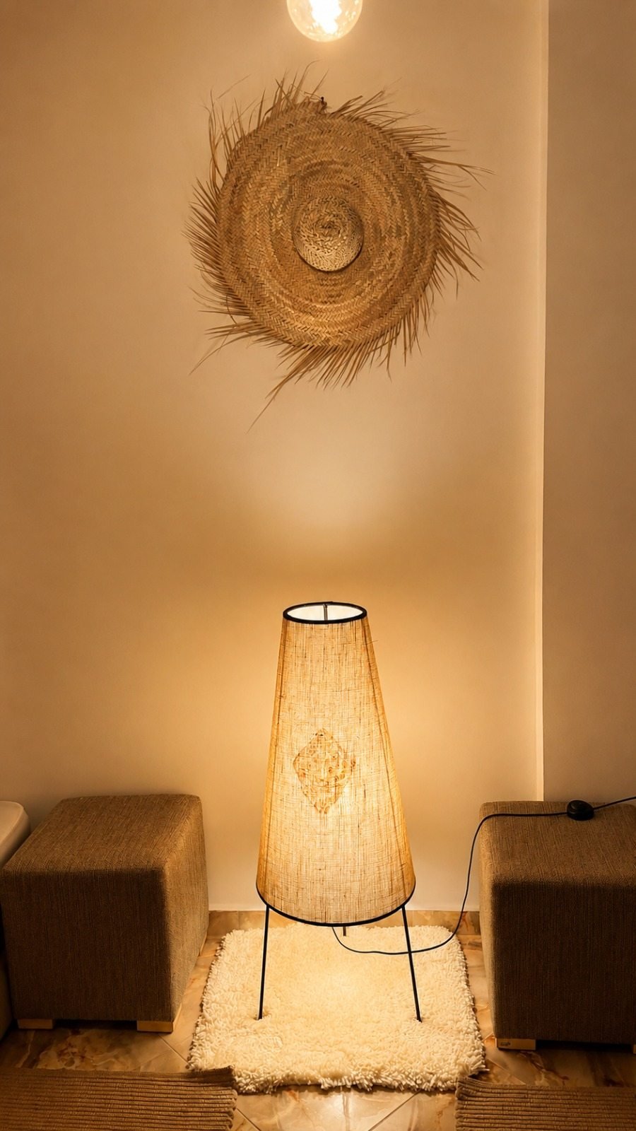 Terrace Sea View lamp detail at Padova Surf House